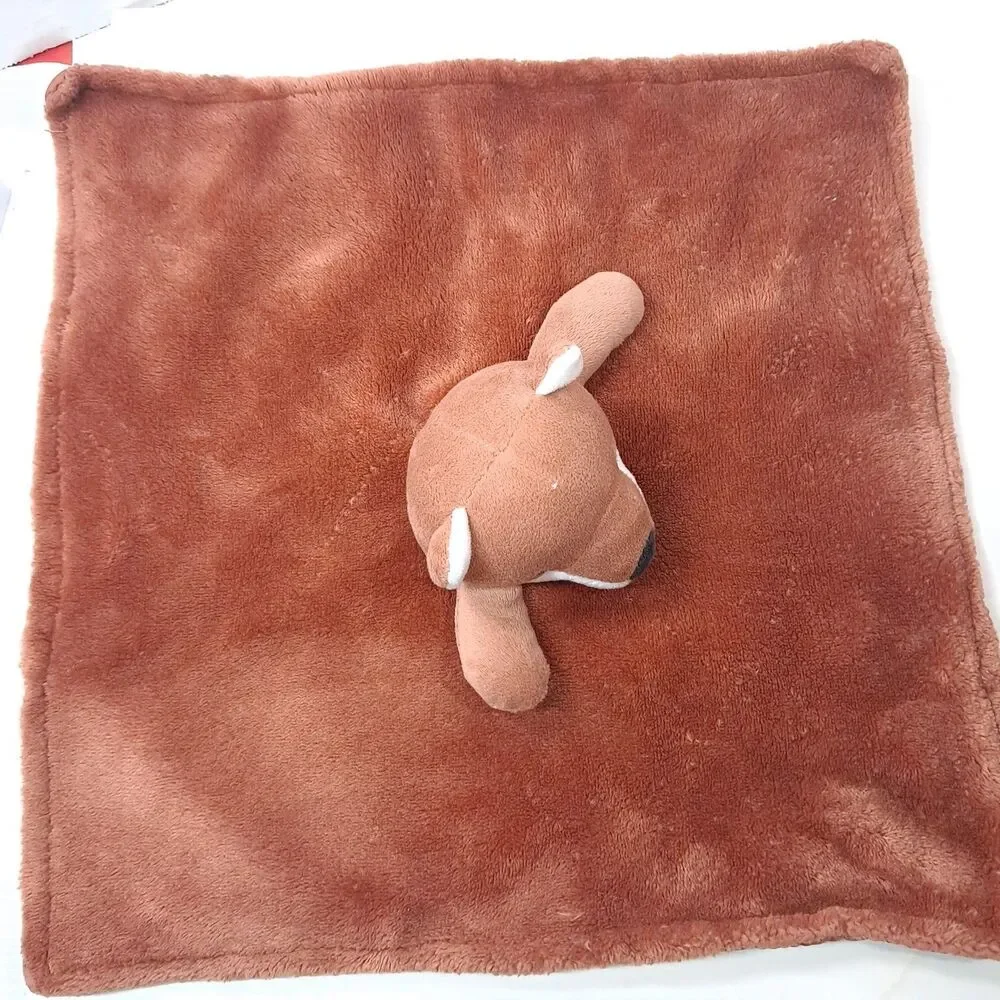 Carter's Child of Mine Fox Lovey Baby Security Blanket Red Brown plush toy lovie